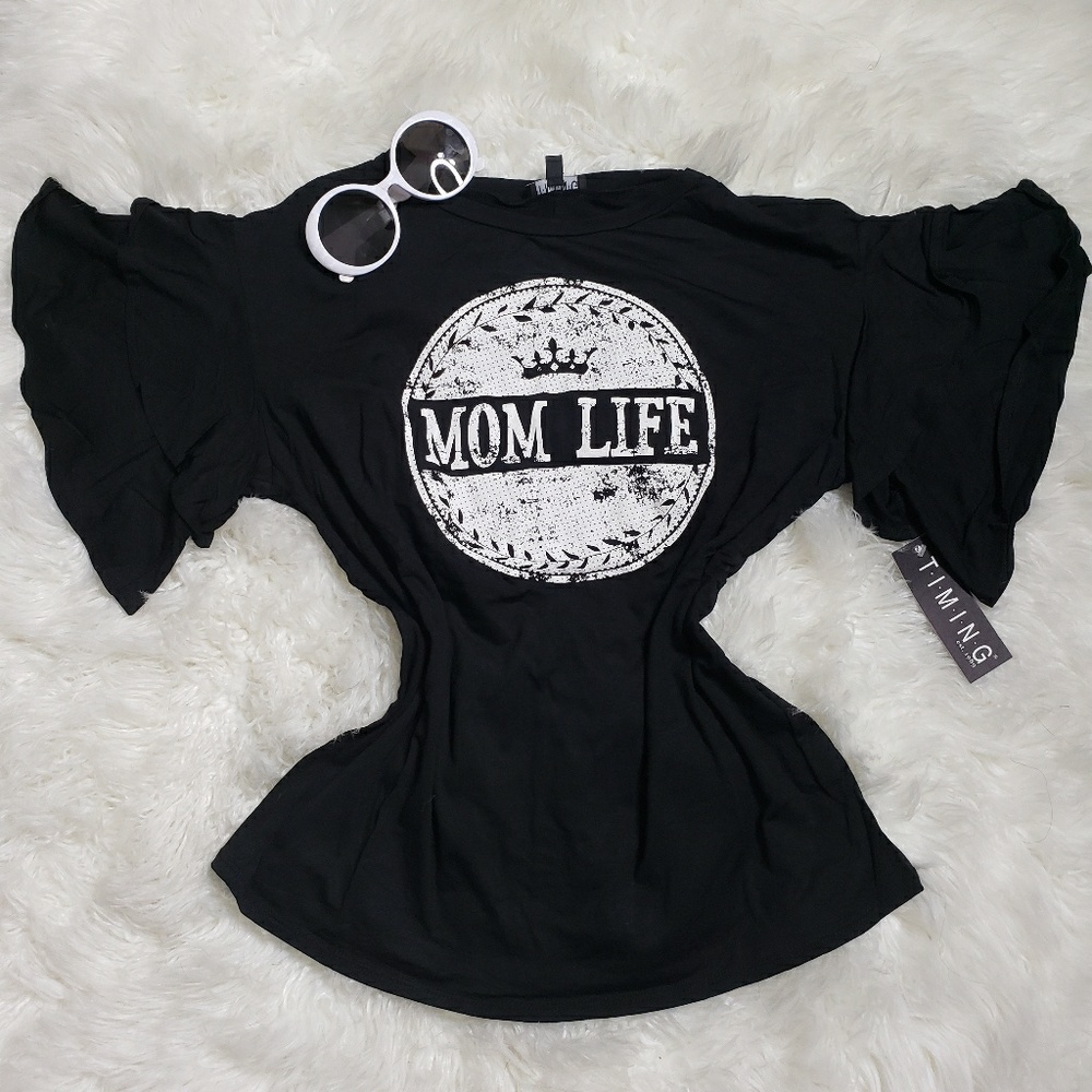 New Double Flare Sleeve Tee